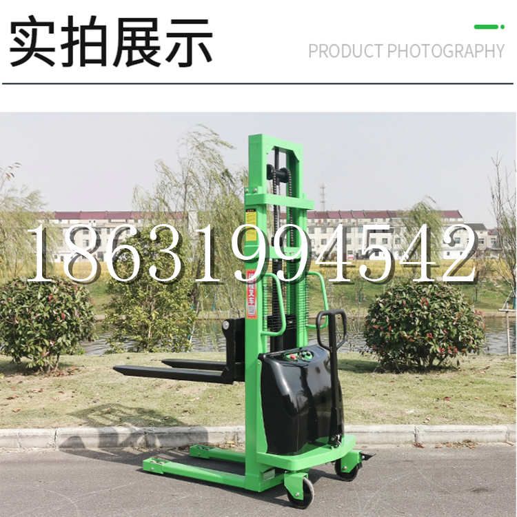 夷陵区电动叉车堆高车液压铲车电瓶1吨2吨站驾步行式小型全自动叉车